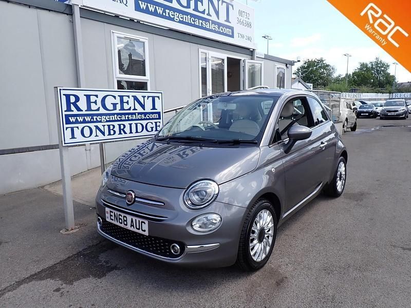 Grey Used 2019 Fiat 500 Lounge Hatchback | £7,695 (Fair price) - Image 1/4