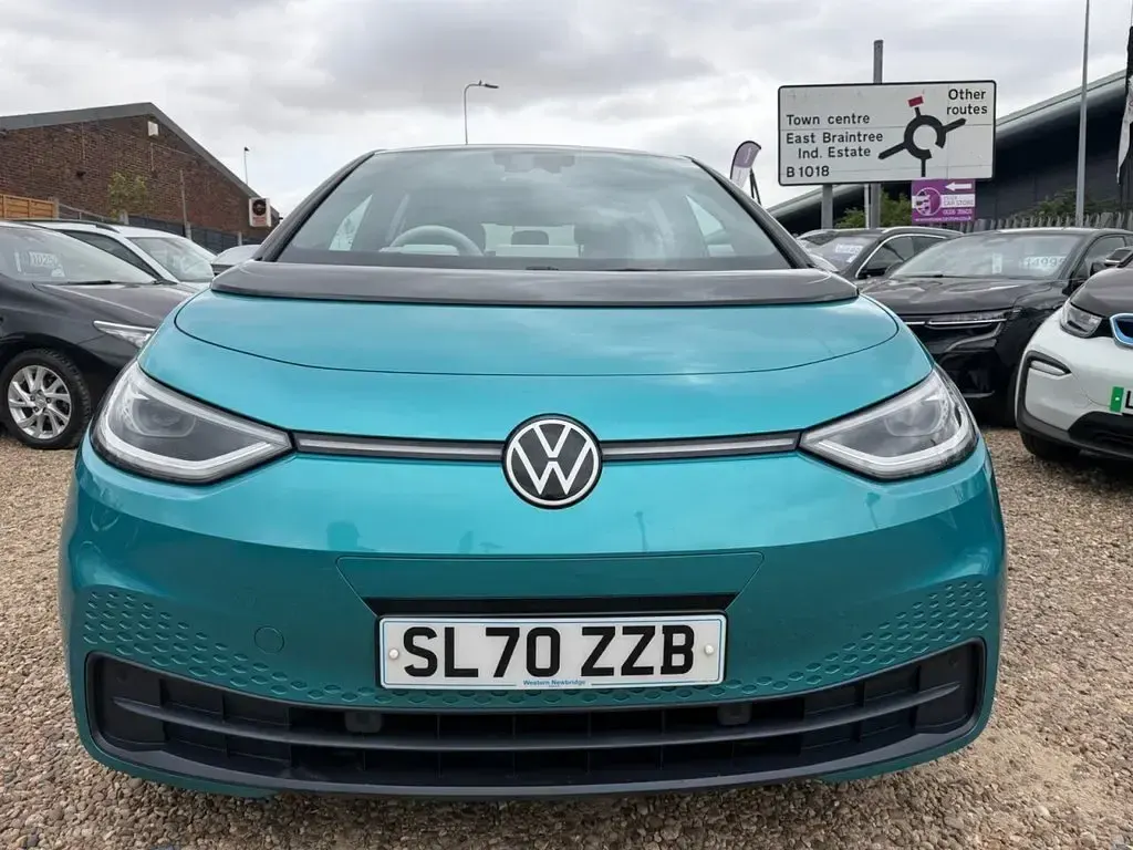 Used VW ID.3 Pro Performance 150 kW (204 HP) 2020 Blue Hatchback