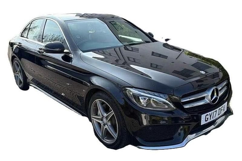 Used Mercedes C220 AMG line 170 HP (125 kW) 2017 Black Sedan