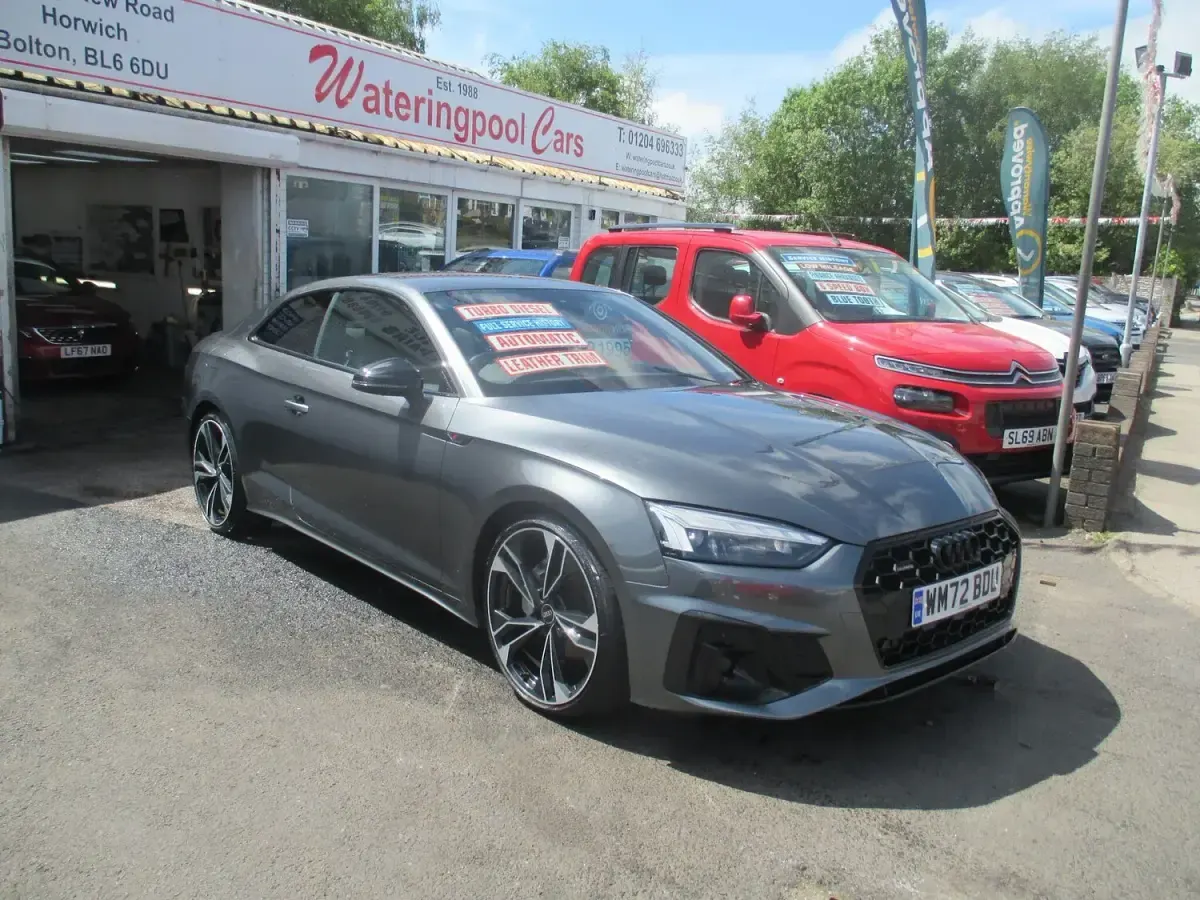Used Audi A5 Black Edition 201 HP (147 kW) 2022 Grey Coupe