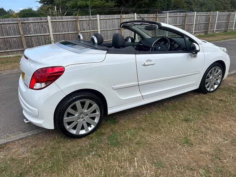 Used Peugeot 207 CC GTi 2009 White Cabriolet