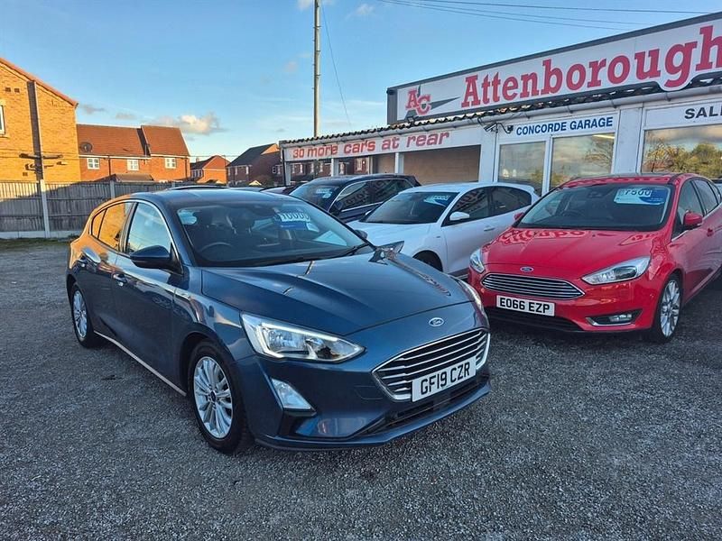 Blue Used 2019 Ford Focus Titanium Hatchback | £9,000 (Fair price) - Image 1/4