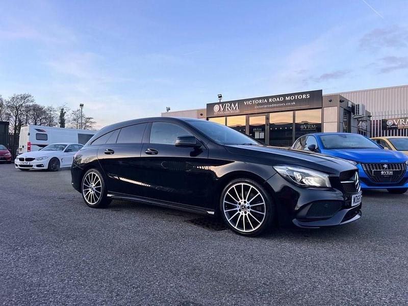 Used Mercedes CLA220 Shooting Brake AMG line 2019 Black Estate