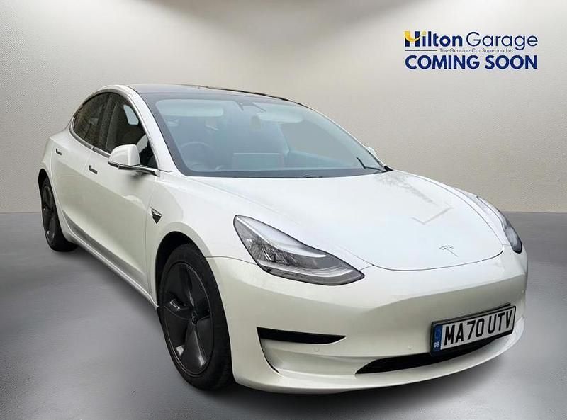 White Used 2020 Tesla Model 3 Standard Range Plus Sedan | £14,550 (Fair price) - Image 1/1