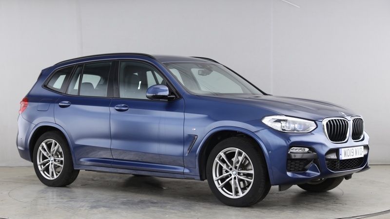 Blue Used 2019 BMW X3 M Sport SUV | £27,495 (Fair price) - Image 1/4