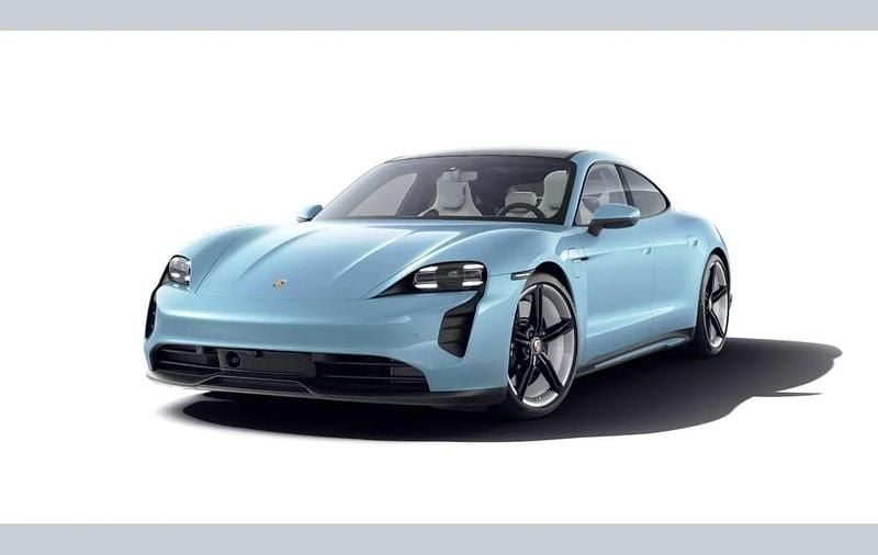 Blue Used 2021 Porsche Taycan Sedan | £52,950 (A bit pricey) - Image 1/4