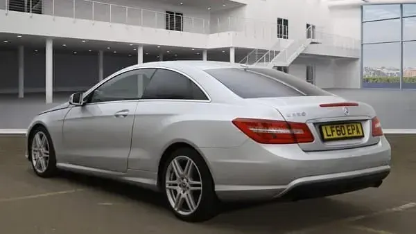 Used Mercedes E350 2010 Silver Coupe