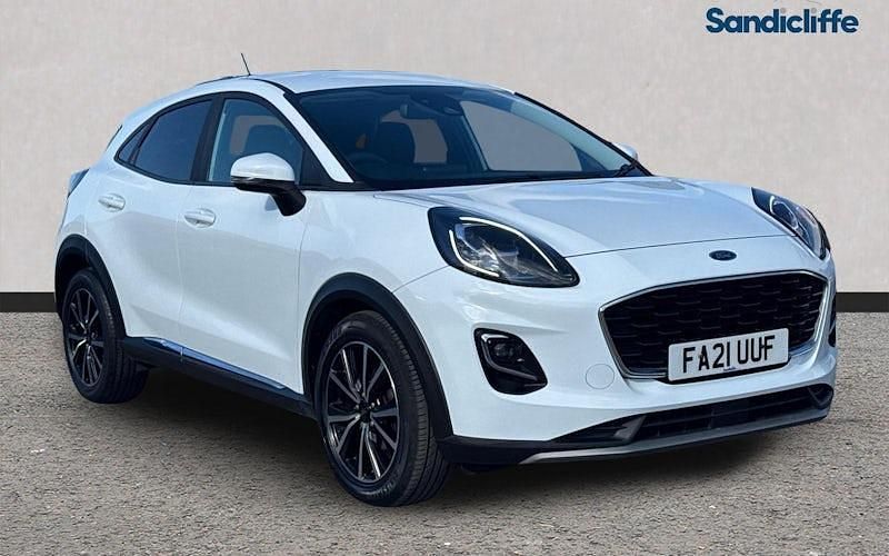 Used Ford Puma Titanium 125 HP (91 kW) 2023 Frozen white (premium paint) SUV