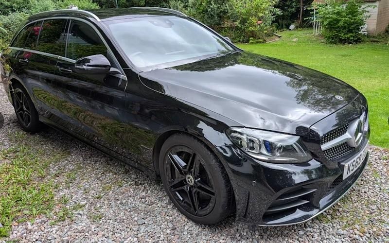 Black Used 2019 Mercedes C300 AMG line Estate | £19,995 (Fair price) - Image 1/1