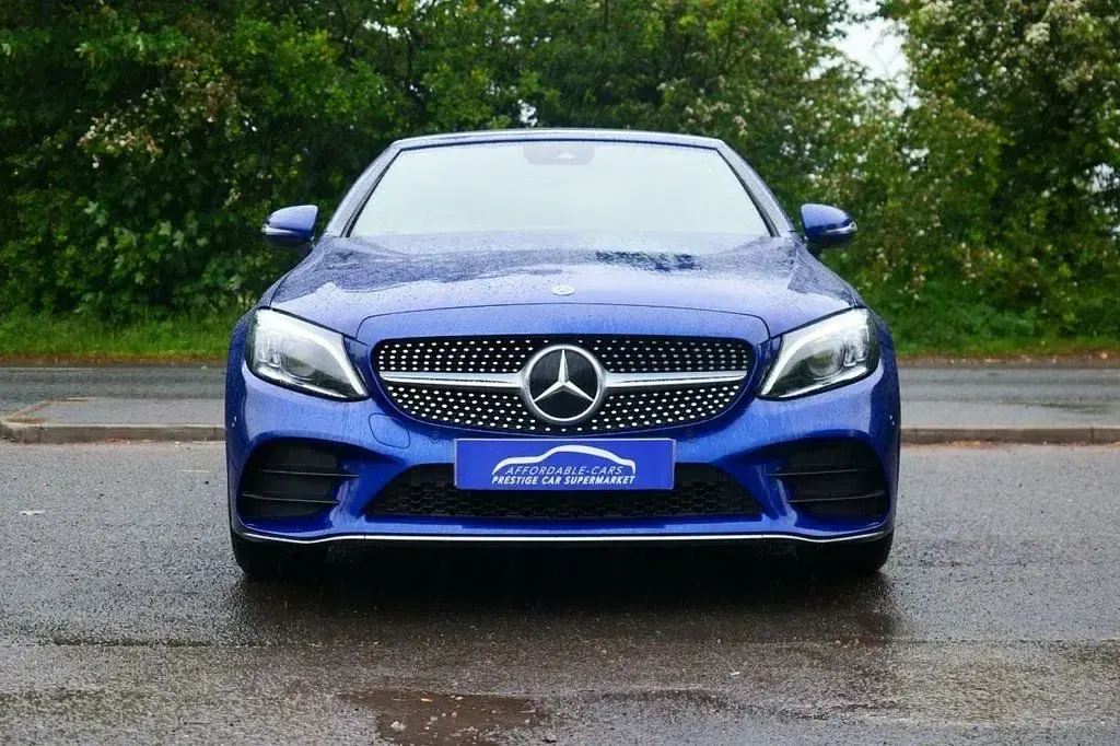 Used Mercedes C200 AMG Line Premium 198 HP (145 kW) 2020 Blue Cabriolet