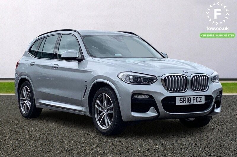 Silver Used 2018 BMW X3 Performance SUV | £20,899 (Fair price) - Image 1/4