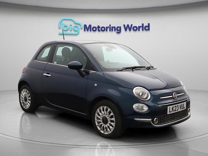 Blue Used 2023 Fiat 500 S Hatchback | £8,800 (Good price) - Image 1/4