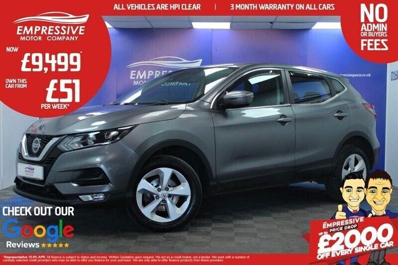 Grey Used 2018 Nissan Qashqai Acenta Premium SUV | £9,499 (Fair price) - Image 1/4
