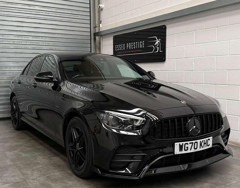 Black Used 2020 Mercedes E300 AMG line Sedan | £22,489 (Fair price) - Image 1/4