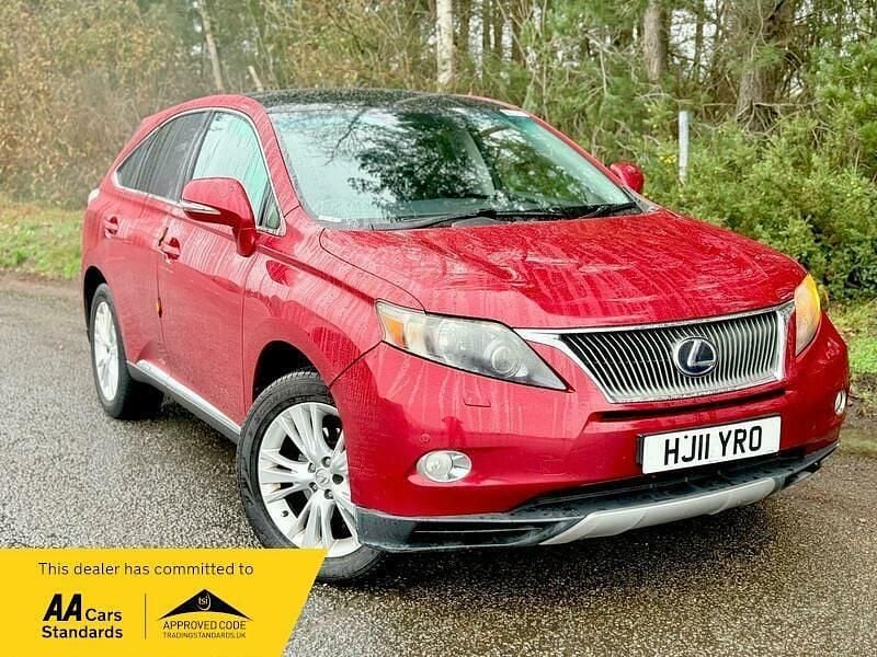Used Lexus RX450h 2011 Red SUV