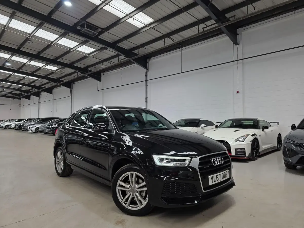 Used Audi Q3 S-Line 180 HP (132 kW) 2017 Black SUV