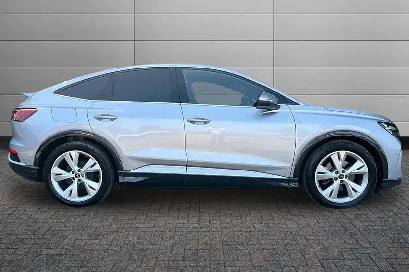 Used Audi Q4 Sportback e-tron S-Line 123 kW (168 HP) 2023 Floret silver SUV