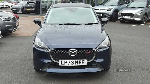 Begagnad Mazda 2 Homura-Aka 2024 Blå Halvkombi