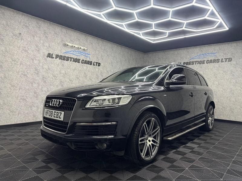 Black Used 2008 Audi Q7 S-Line SUV | £4,999 (Fair price) - Image 1/4