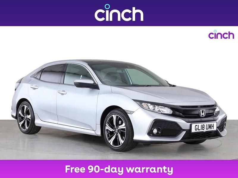 Silver Used 2018 Honda Civic EX Hatchback | £11,949 (Expensive) - Image 1/3