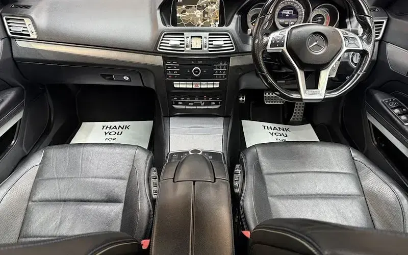 Used Mercedes E220 AMG line 177 HP (130 kW) 2017 Grey Coupe