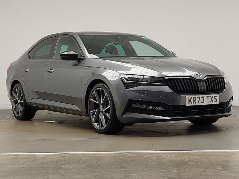 Grey Used 2023 Skoda Superb SportlinePlus Hatchback | £26,998 (Fair price) - Image 1/4