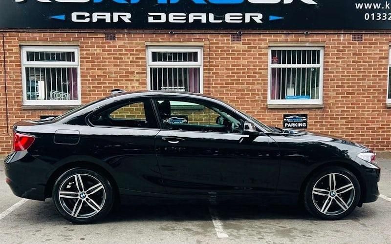 Used BMW 218 Sport Line 136 HP (100 kW) 2016 Black Coupe
