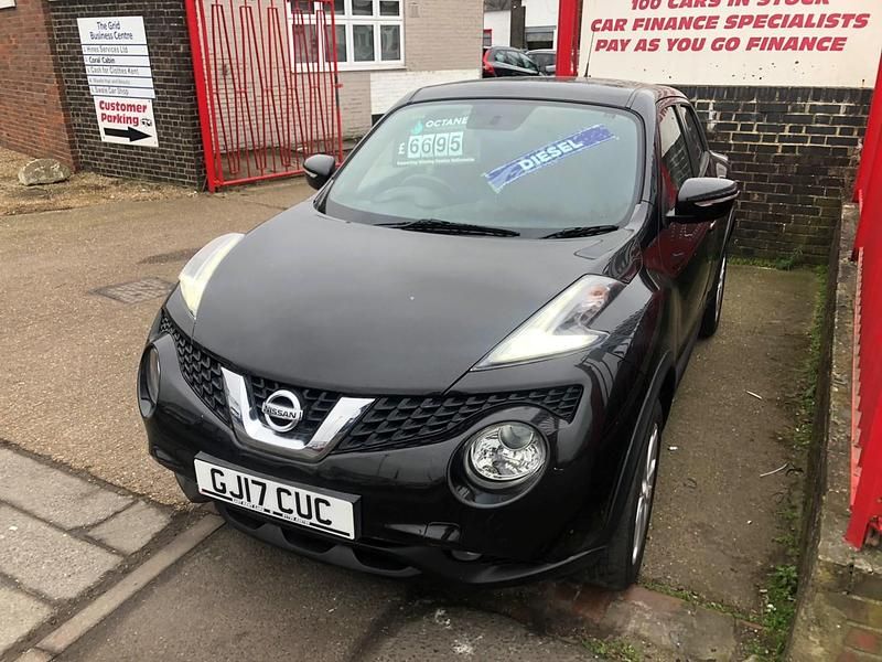 Used Nissan Juke Acenta 110 HP (80 kW) 2017 Black SUV