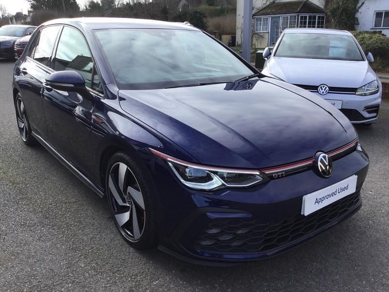 Used VW Golf VIII GTI 245 HP (180 kW) 2022 Blue Hatchback