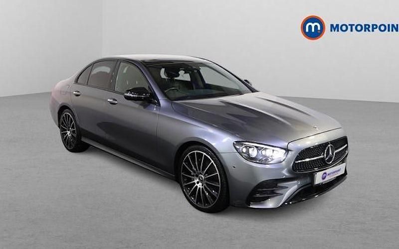 Used Mercedes E220 AMG line 194 HP (142 kW) 2021 Grey Sedan