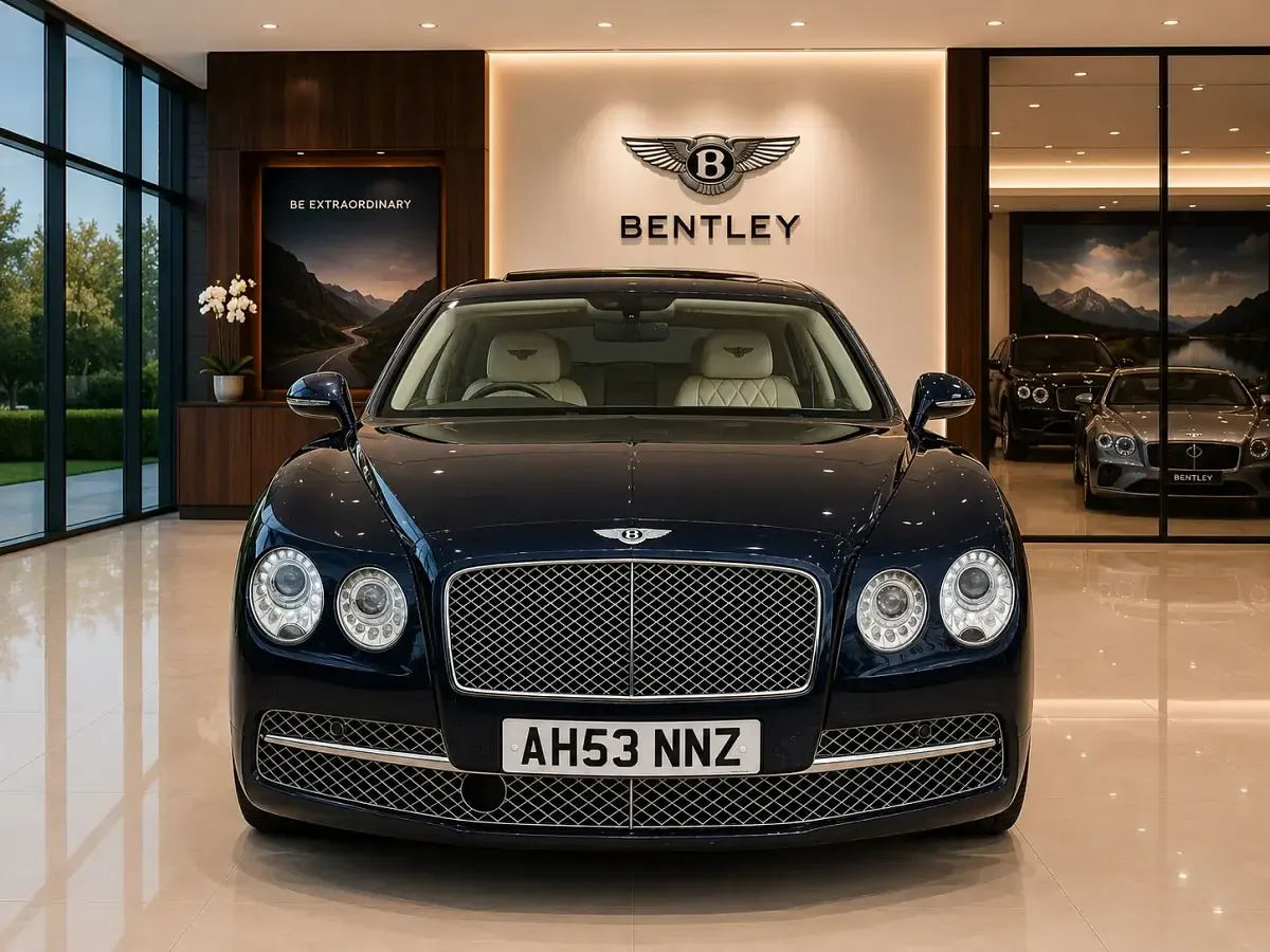 Used Bentley Flying Spur Mulliner 625 HP (459 kW) 2014 Blue Sedan