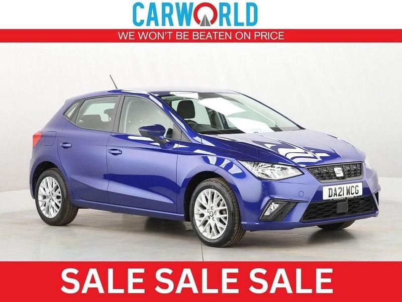 Blue Used 2021 Seat Ibiza SE Technology Hatchback | £11,990 (Good price) - Image 1/4