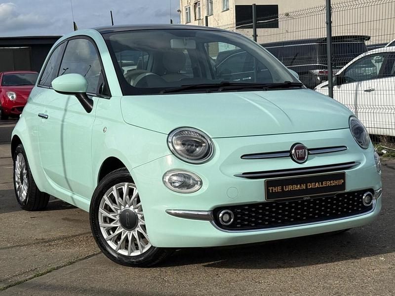 Begagnad Fiat 500 Lounge 2016 Grön Halvkombi
