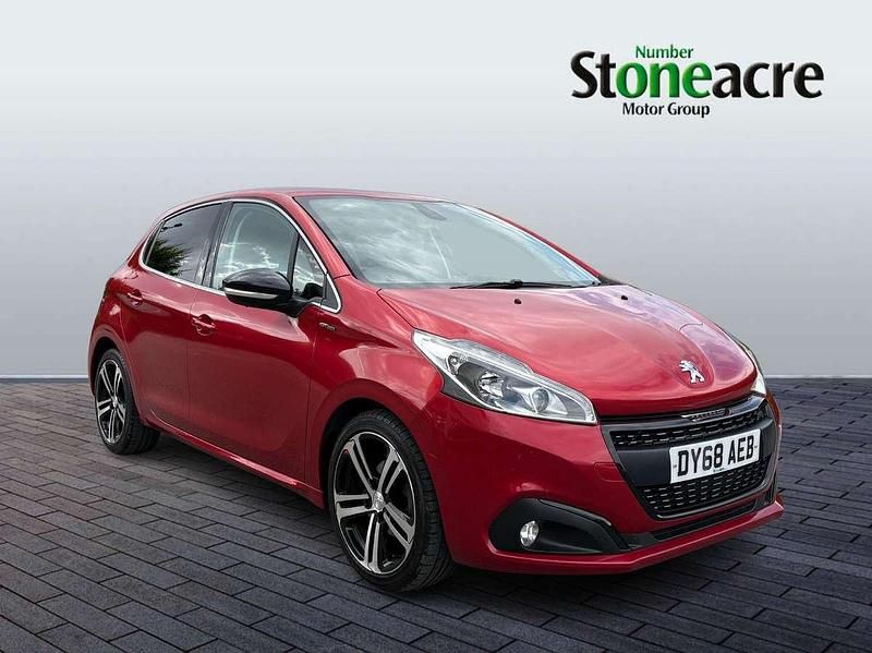Red Used 2018 Peugeot 208 GT-line Hatchback | £8,995 (A bit pricey) - Image 1/4