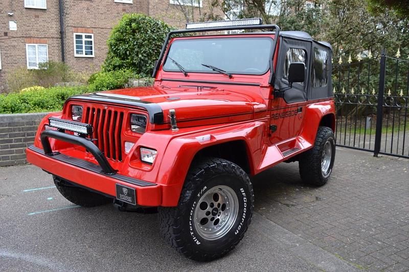 Used Jeep Wrangler 1991 Red SUV