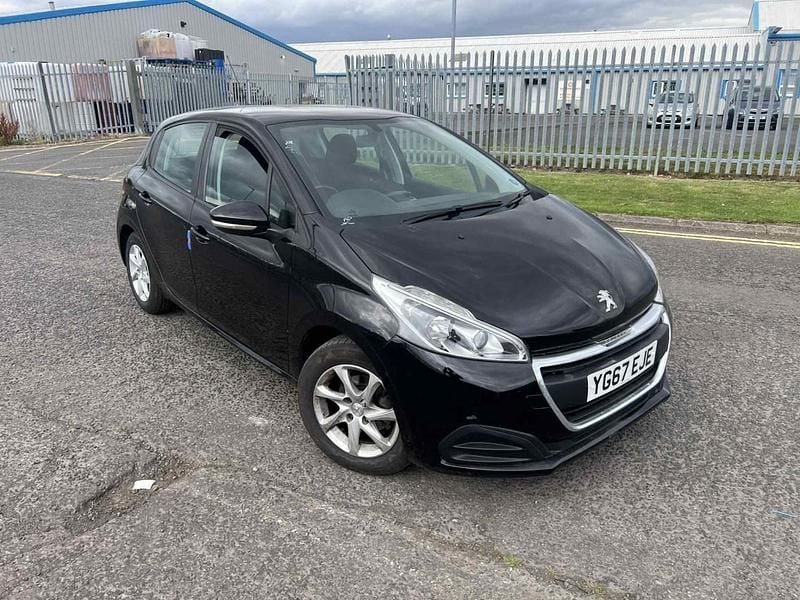 Black Used 2017 Peugeot 208 Active Hatchback | £3,195 (Good price) - Image 1/4