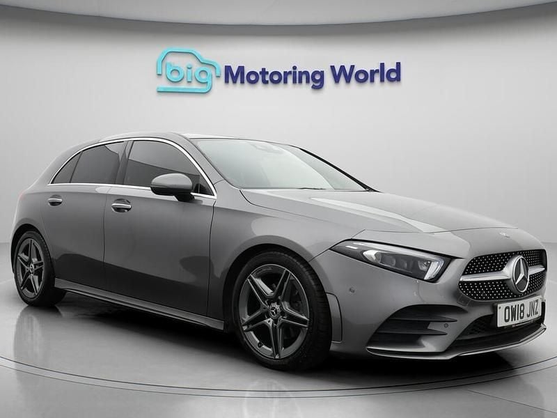 Grey Used 2018 Mercedes A200 AMG Line Premium Plus Hatchback | £16,100 (Fair price) - Image 1/4