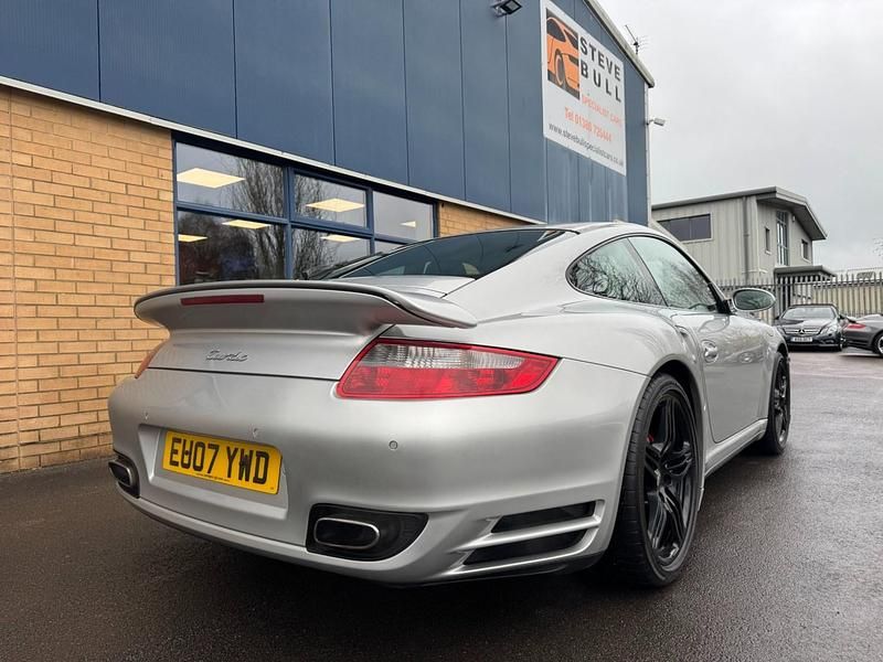 Used Porsche 997 Turbo 480 HP (353 kW) 2007 Silver Coupe