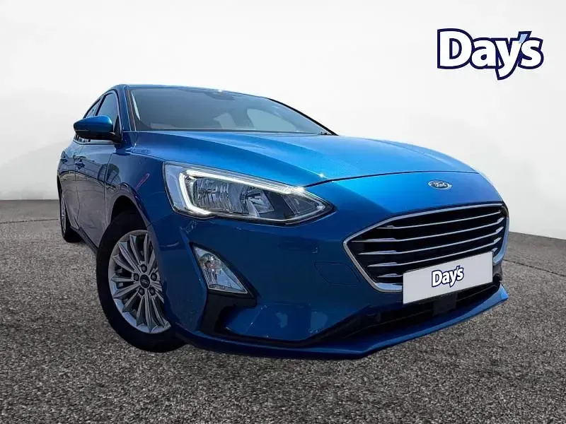 Used Ford Focus Titanium 125 HP (91 kW) 2019 Blue Hatchback