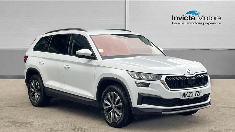 Used Skoda Kodiaq SE Drive 150 HP (110 kW) 2023 White SUV
