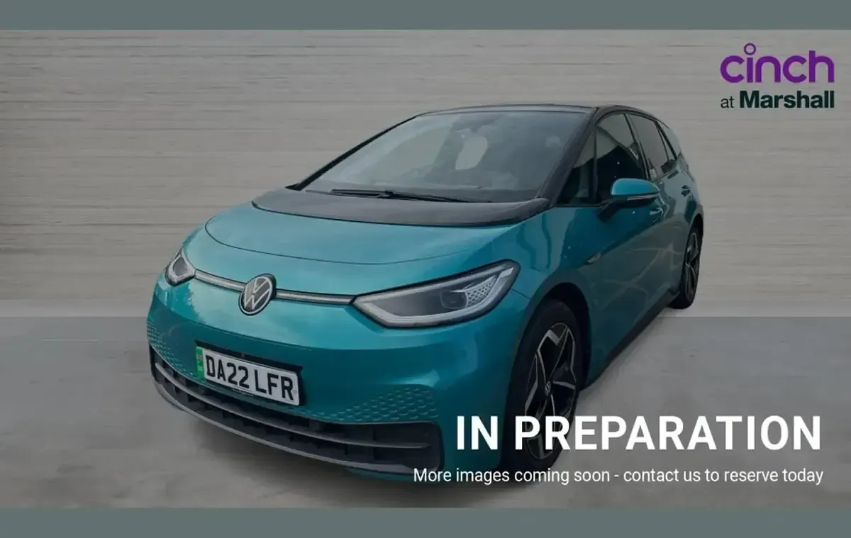 Begagnad VW ID.3 Pro 150 kW (204 HK) 2022 Svart Halvkombi