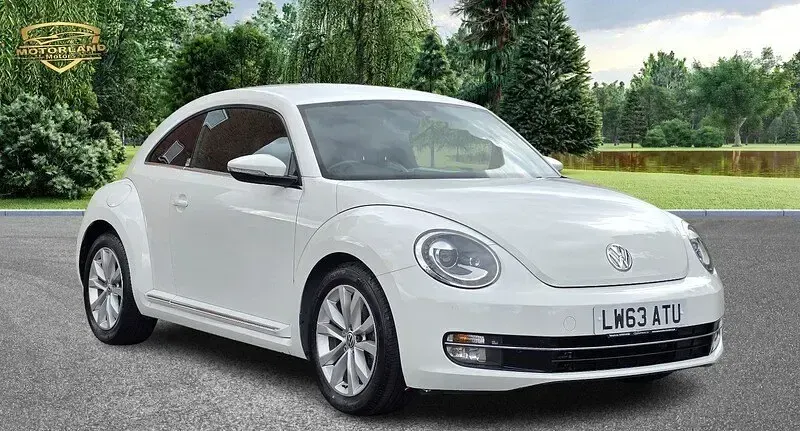 Used VW Beetle Design 105 HP (77 kW) 2013 White Hatchback