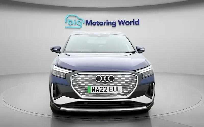 Used Audi Q4 Sportback e-tron S-Line 219 kW (299 HP) 2022 Blue SUV