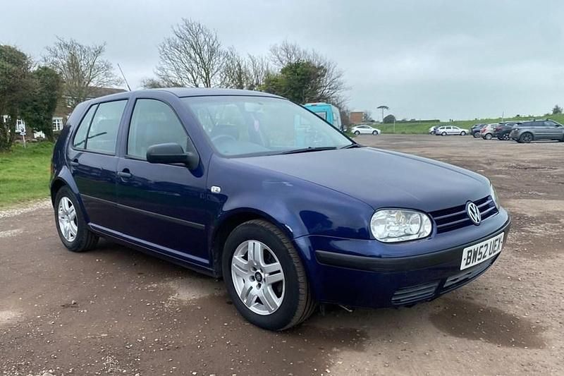 Used VW Golf IV SE 100 HP (73 kW) 2002 Blue Hatchback
