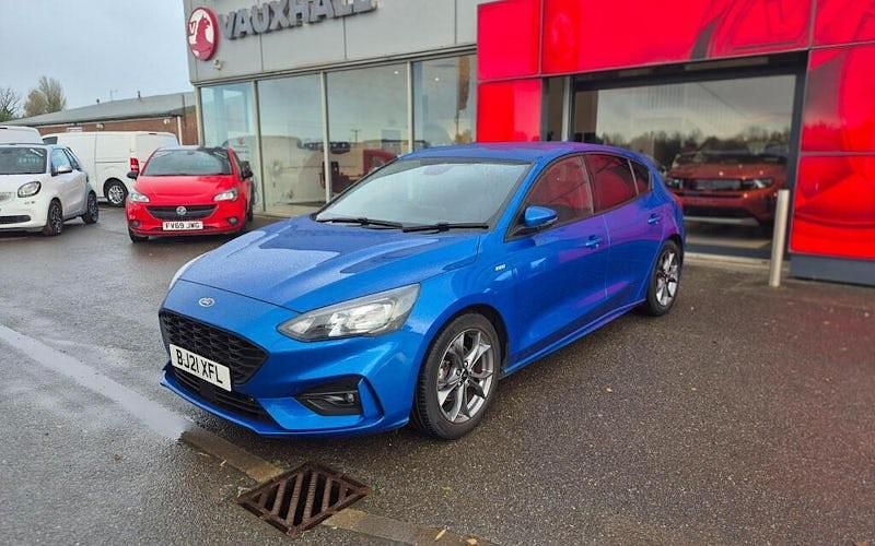 Used Ford Focus ST-Line 125 HP (91 kW) 2020 Blue Hatchback