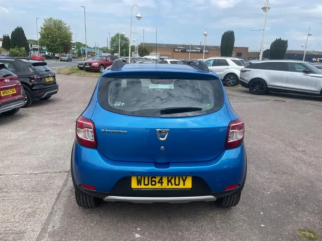 Begagnad Dacia Sandero Lauréate 2014 Blå Halvkombi