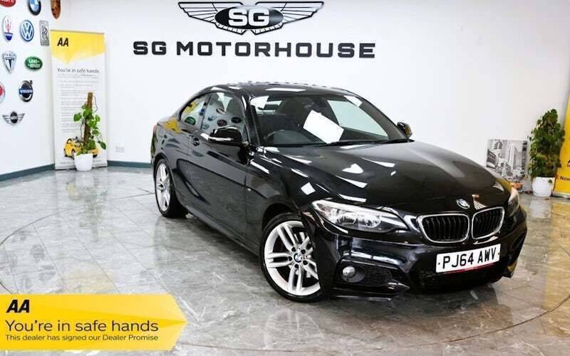Black Used 2014 BMW 220 M Sport Coupe | £7,495 (Good price) - Image 1/4