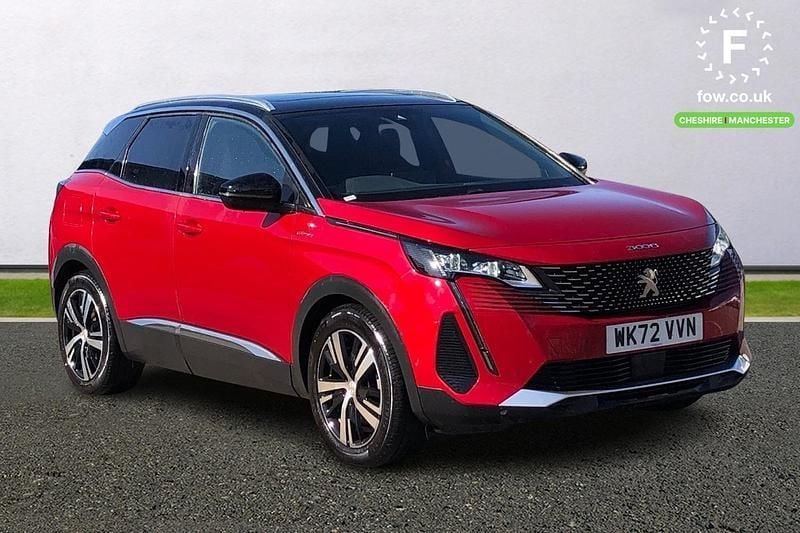 Red Used 2022 Peugeot 3008 GTi Hatchback | £19,999 (Fair price) - Image 1/3