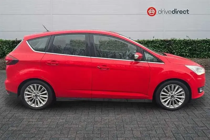 Second-hand Ford C-MAX Titanium 125 CP (91 kW) 2019 Roșu Monovolum