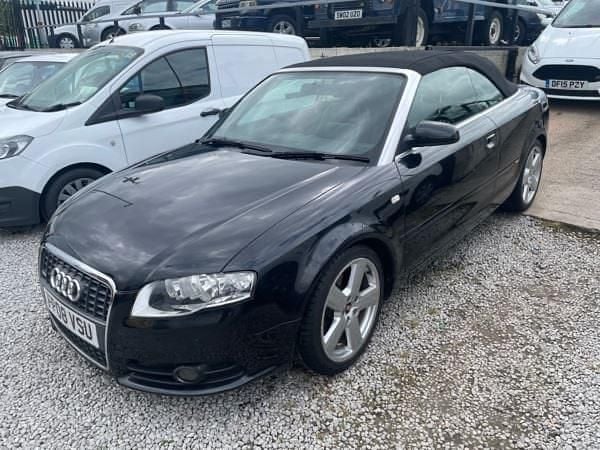Used Audi A4 Cabriolet S-Line 2008 Black Cabriolet